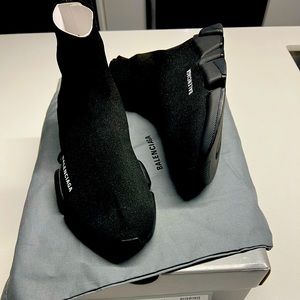 balenciaga speed trainers 2.0 all black size e 41